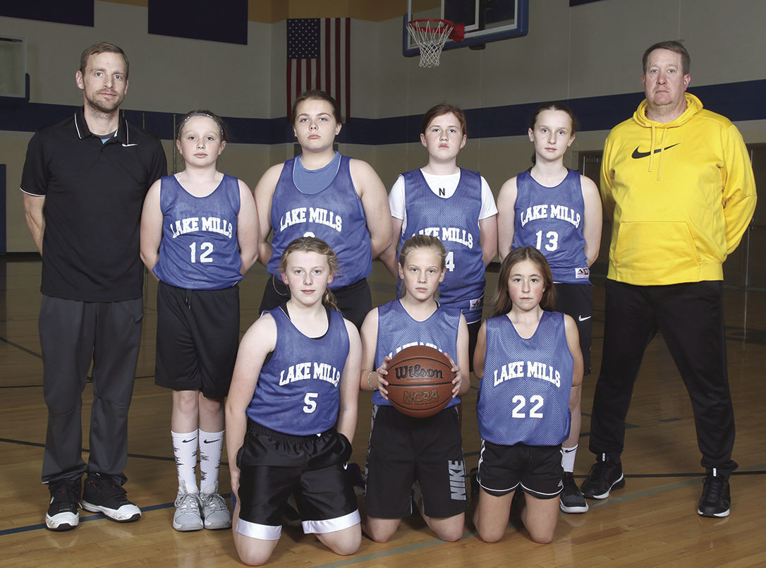Seventh grade Rec Program girls basketball